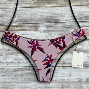 Acacia Swim Ho‘okipa Bikini Bottom – Mokolii Print - Medium